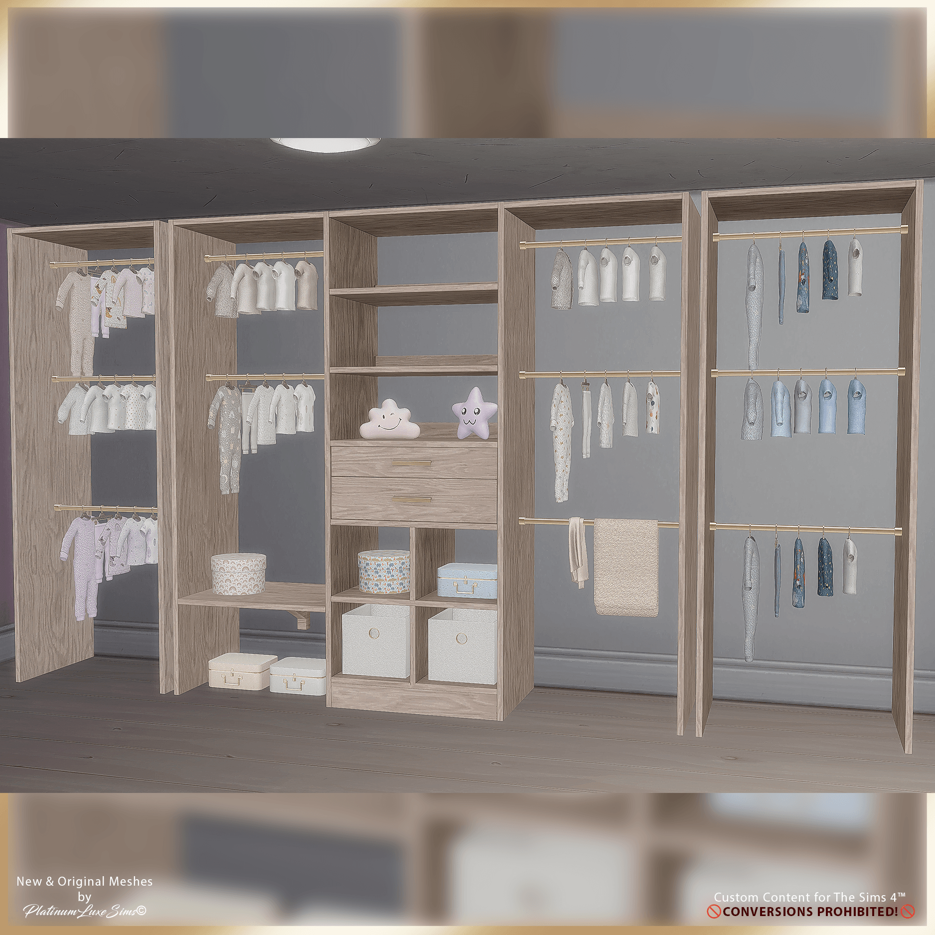 Галерея мода Набор для гардеробной Little Ones Closet Set #1